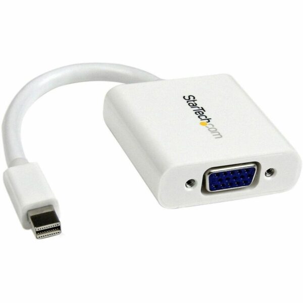 StarTech.com Mini DisplayPort to VGA Video Adapter Converter - White