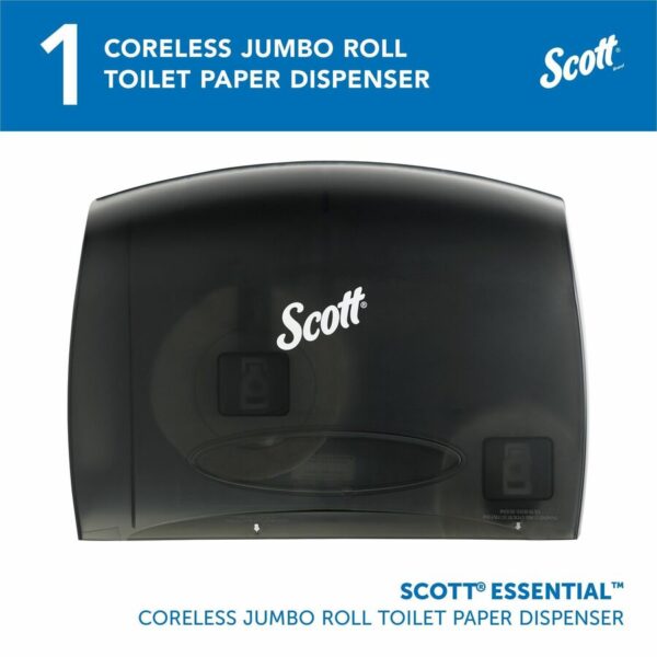 Scott Essential Coreless Jumbo Roll Toilet Paper Dispenser - Image 5