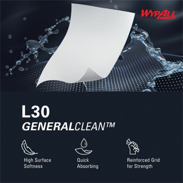 Wypall GeneralClean L30 Heavy Duty Cleaning Towels - Image 5