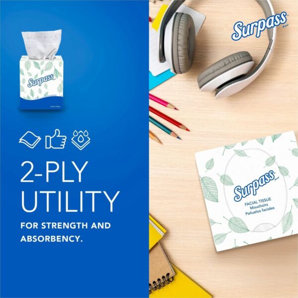 Surpass Facial Tissue Cube for Business - Image 4