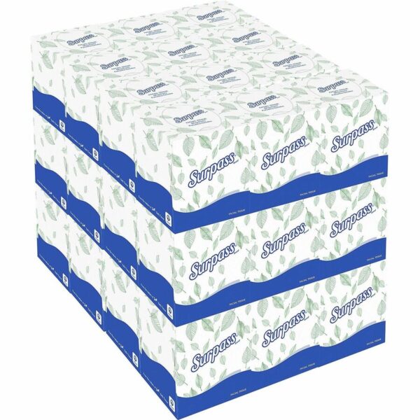 Surpass Facial Tissue Cube for Business