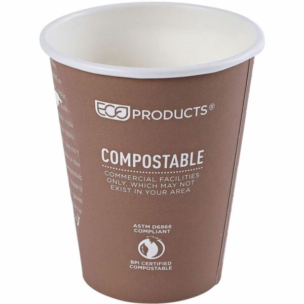 Eco-Products 8 oz World Art Hot Beverage Cups - Image 2