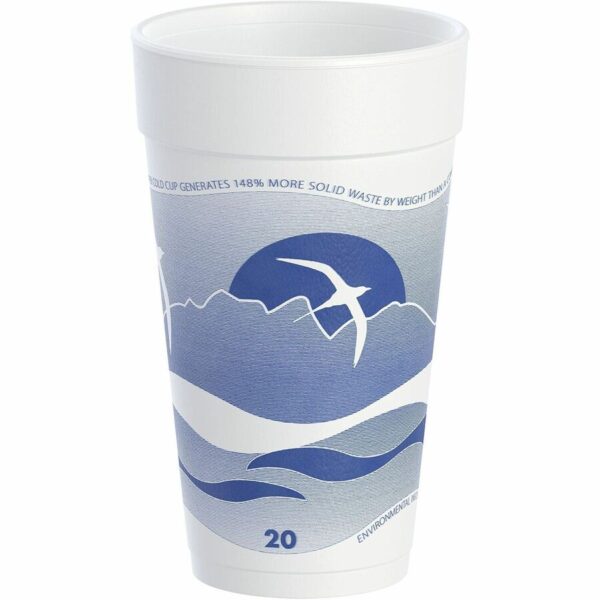 Dart 20 oz Horizon Design Foam Cups