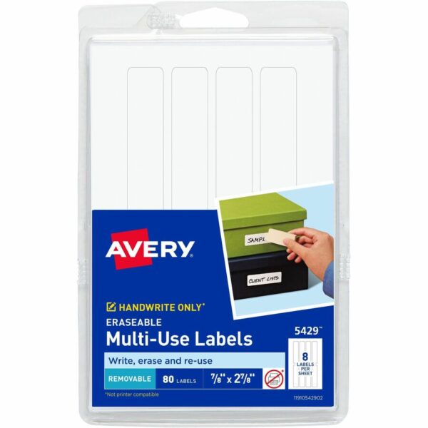 Avery® Erasable Multi-Use Labels