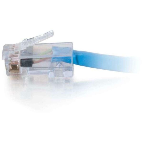 C2G 10 ft Cat6 Non Booted Plenum UTP Unshielded Network Patch Cable - Blue - Image 2