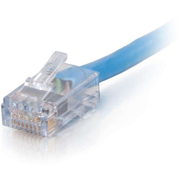 C2G 14 ft Cat6 Non Booted Plenum UTP Unshielded Network Patch Cable - Blue