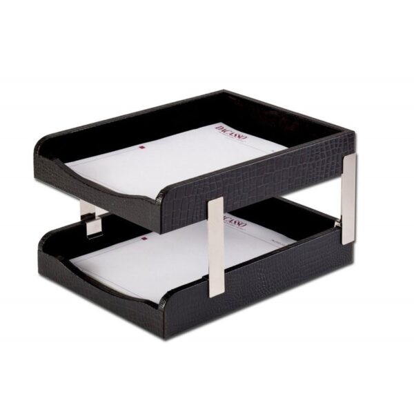 Dacasso Avellino Crocodile 9-Piece Desk Set - Image 3