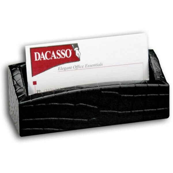 Dacasso Avellino Crocodile 9-Piece Desk Set - Image 5