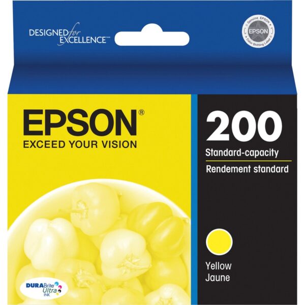 Epson DURABrite Ultra 200 Original Inkjet Ink Cartridge - Yellow - 1 Each