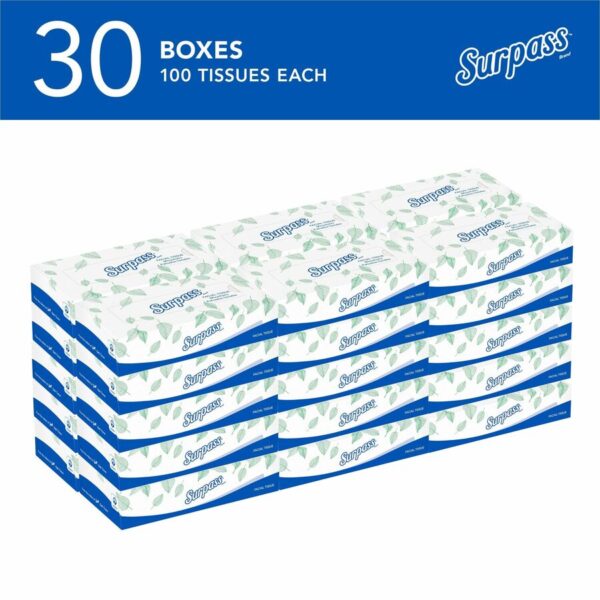 Surpass Flat Box Facial Tissue for Business - Image 5