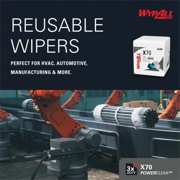 Wypall PowerClean X70 Medium Duty Cloths - Image 6