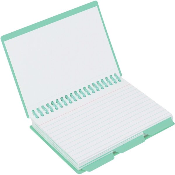 C-Line Spiral Bound Index Card Notebook with Tabs, 1 Notebook (Color May Vary)