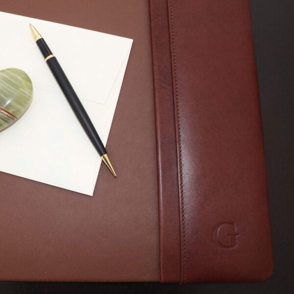 Dacasso Leather Side-Rail Desk Pad - Image 3