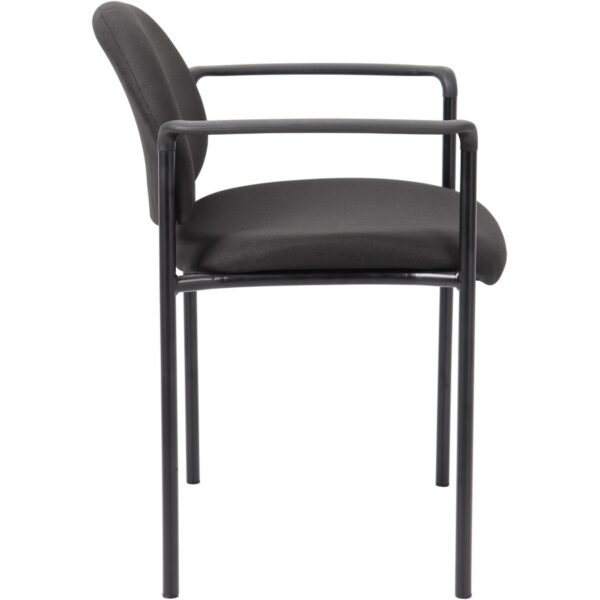 Boss Diamond Stacking Chair with Arm - Image 3