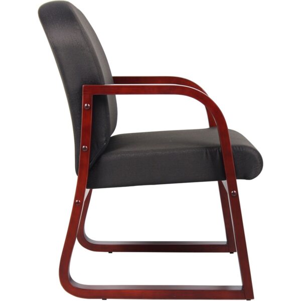 Boss Mahogany Frame Side Chair - Image 3