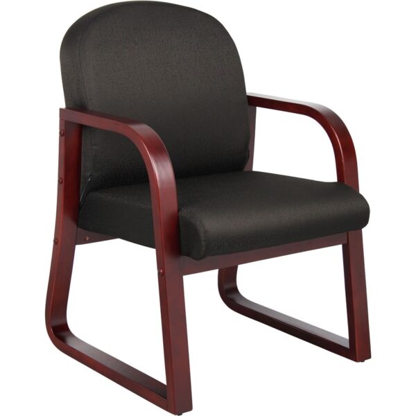 Boss Mahogany Frame Side Chair