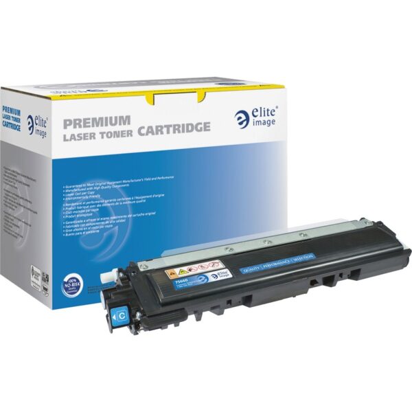 Elite Image Remanufactured High Yield Laser Toner Cartridge - Alternative for Brother TN210C - Cyan - 1 Each