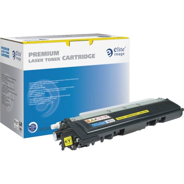 Elite Image Remanufactured High Yield Laser Toner Cartridge - Alternative for Brother TN210Y - Yellow - 1 Each