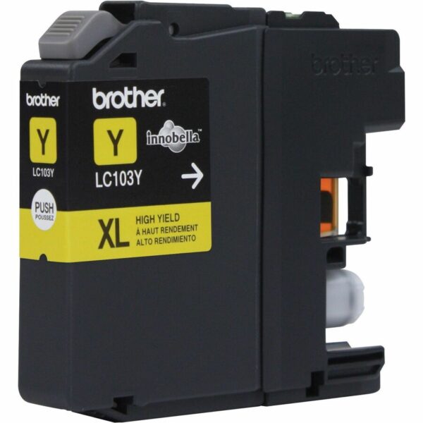 Brother Innobella LC103Y Original High Yield Inkjet Ink Cartridge - Yellow - 1 Each - Image 3