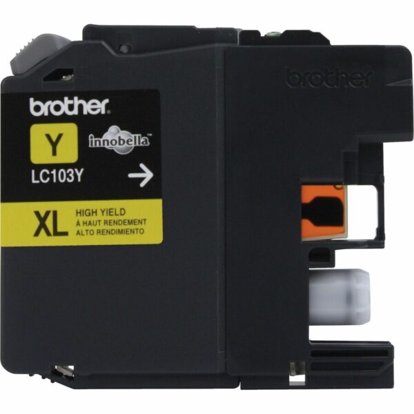 Brother Innobella LC103Y Original High Yield Inkjet Ink Cartridge - Yellow - 1 Each - Image 4