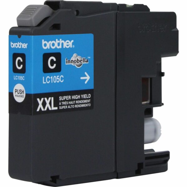 Brother Innobella LC105C Original High Yield Inkjet Ink Cartridge - Cyan - 1 Each - Image 3