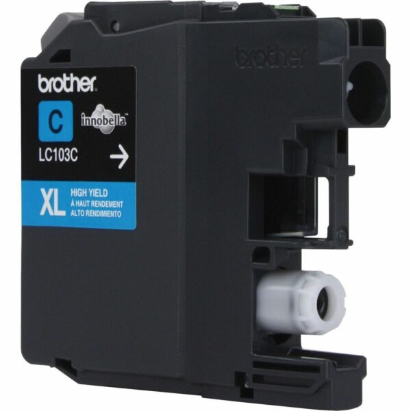 Brother Innobella LC103C Original High Yield Inkjet Ink Cartridge - Cyan - 1 Each - Image 2