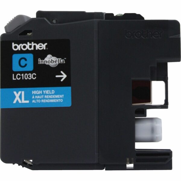 Brother Innobella LC103C Original High Yield Inkjet Ink Cartridge - Cyan - 1 Each - Image 4