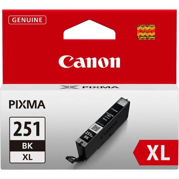 Canon CLI251XLBK Original Inkjet Ink Cartridge - Black - 1 Each