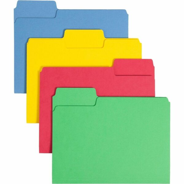 Smead SuperTab 1/3 Tab Cut Letter Recycled Top Tab File Folder