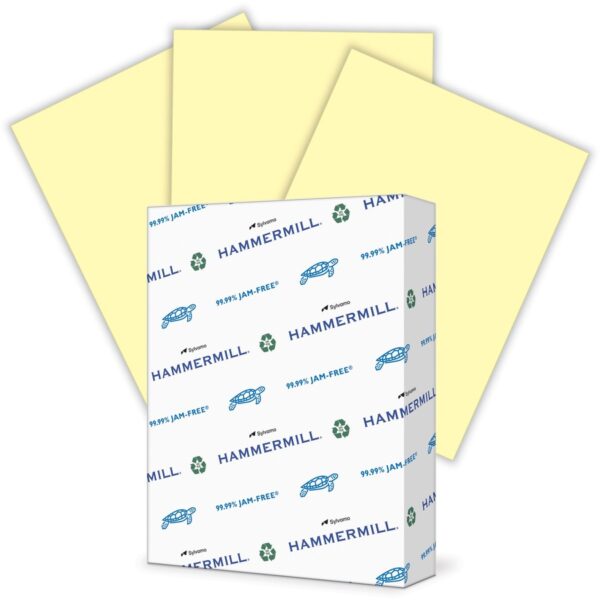 Hammermill Colors Recycled Copy Paper - Canary