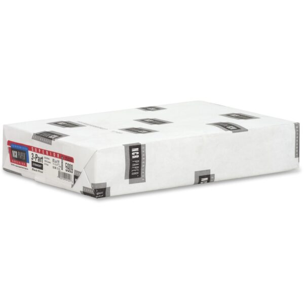 NCR Paper Superior 3-part Straight Carbonless Paper - White - Image 2