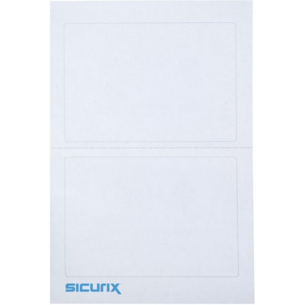 SICURIX Self-adhesive Visitor Badge