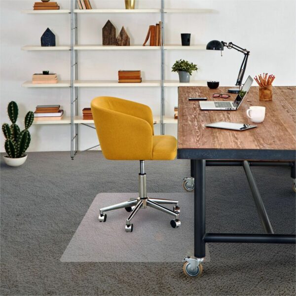 Floortex Phthalate-Free Vinyl Rectangular Chair Mat for Carpets up to 1/4" - 48" x 60"