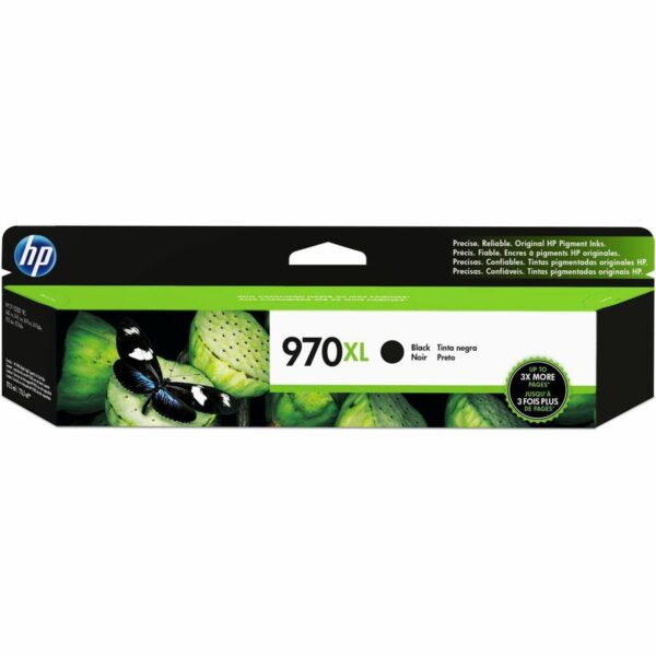 HP 970XL (CN625AM) Original High Yield Inkjet Ink Cartridge - Single Pack - Black - 1 Each