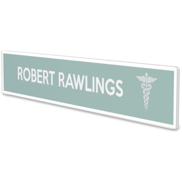 Deflecto Cubicle Nameplate Sign Holder - Image 2