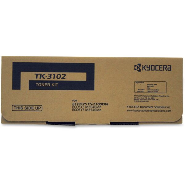 Kyocera Original Laser Toner Cartridge - Black - 1 Each