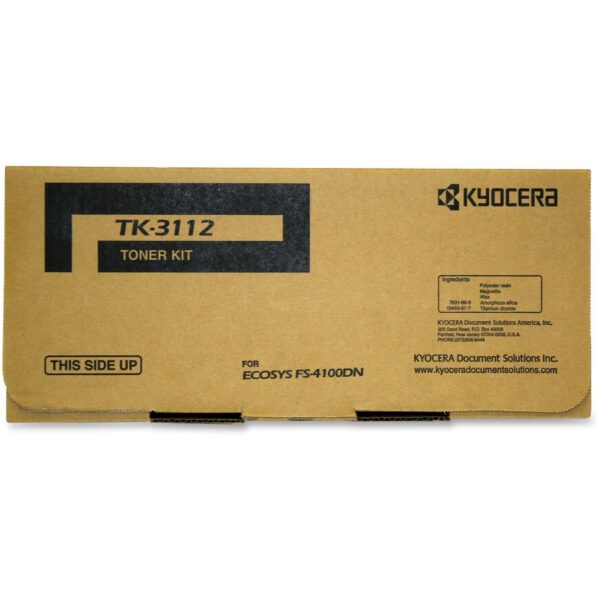 Kyocera Original Laser Toner Cartridge - Black - 1 Each