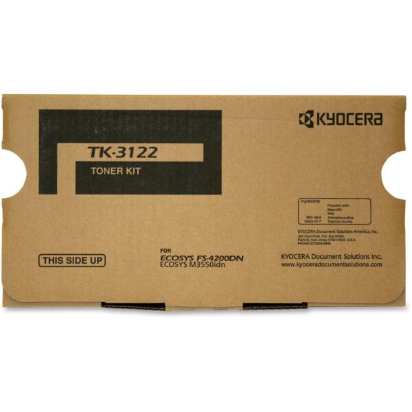 Kyocera Original Laser Toner Cartridge - Black - 1 Each