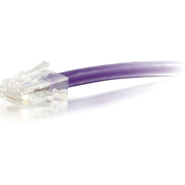 C2G 1 ft Cat6 Non Booted UTP Unshielded Network Patch Cable - Purple - Image 2