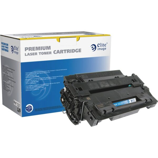 Elite Image Remanufactured Ultra High Yield Laser Toner Cartridge - Alternative for HP 55X (CE255X) - Black - 1 Each