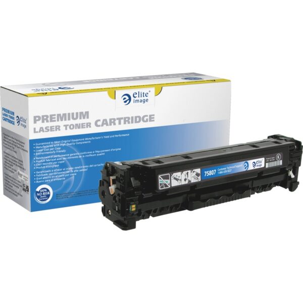 Elite Image Remanufactured High Yield Laser Toner Cartridge - Alternative for HP 305X (CE410X) - Black - 1 Each