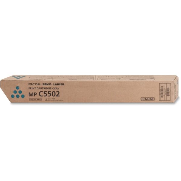 Ricoh Original Laser Toner Cartridge - Cyan - 1 Each