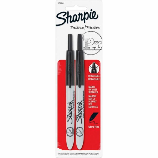 Sharpie Retractable Ultra-Fine Point Permanent Markers