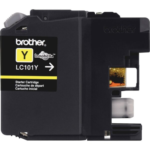 Brother Innobella LC101Y Original Standard Yield Inkjet Ink Cartridge - Yellow - 1 Each