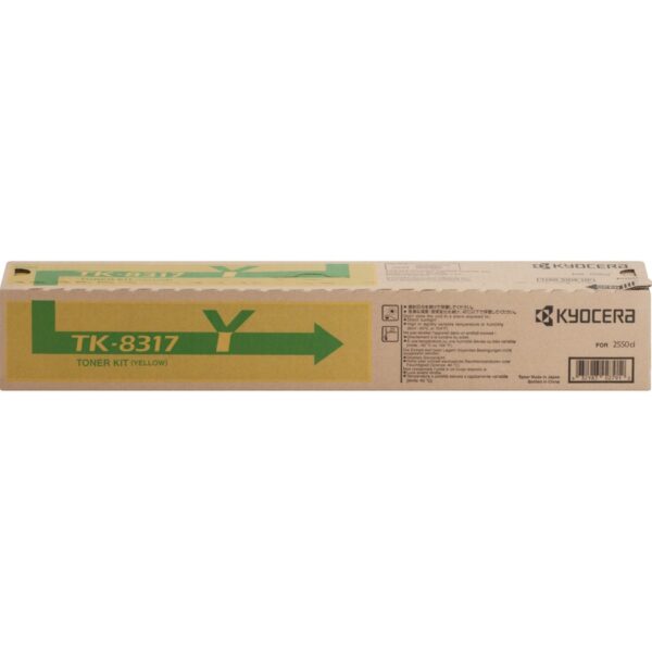 Kyocera Original Laser Toner Cartridge - Yellow - 1 Each