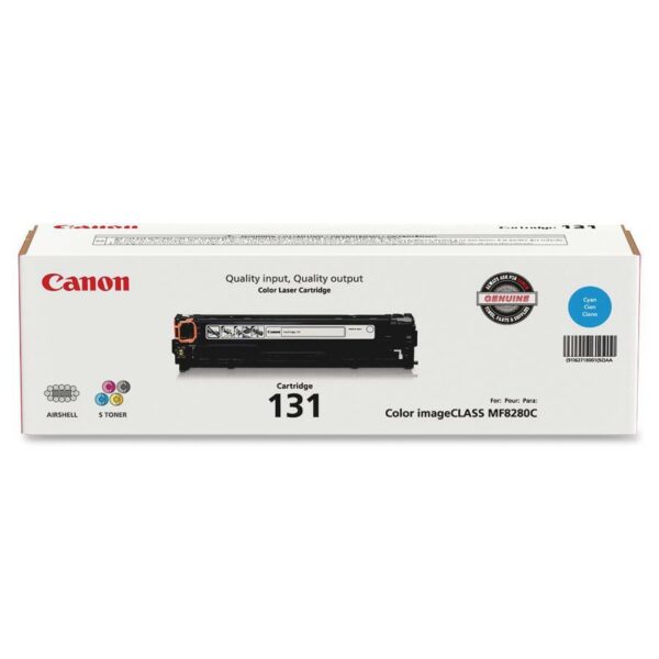 Canon 131 Original Laser Toner Cartridge - Cyan - 1 Each