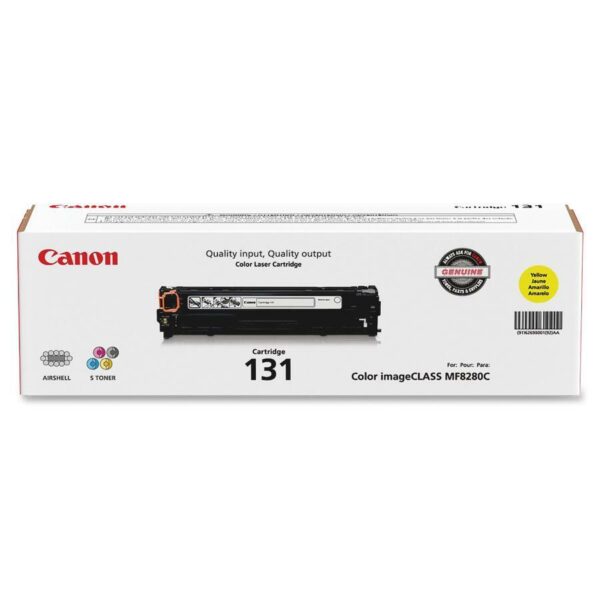 Canon 131 Original Laser Toner Cartridge - Yellow - 1 Each