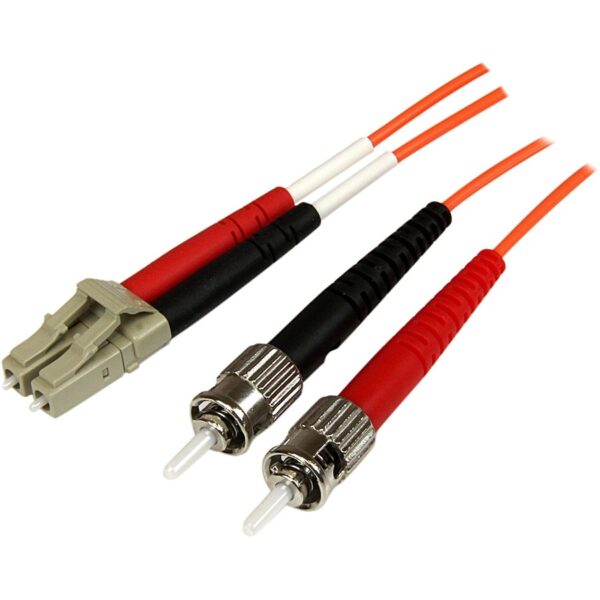 StarTech.com 1m OFNP Plenum Multimode 50/125 Duplex Fiber Patch Cable LC - ST