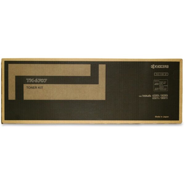 Kyocera TK-6707 Original Laser Toner Cartridge - Black - 1 Each