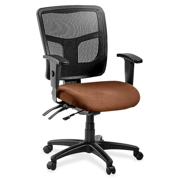 Lorell ErgoMesh Series Managerial Mesh Mid-Back Chair